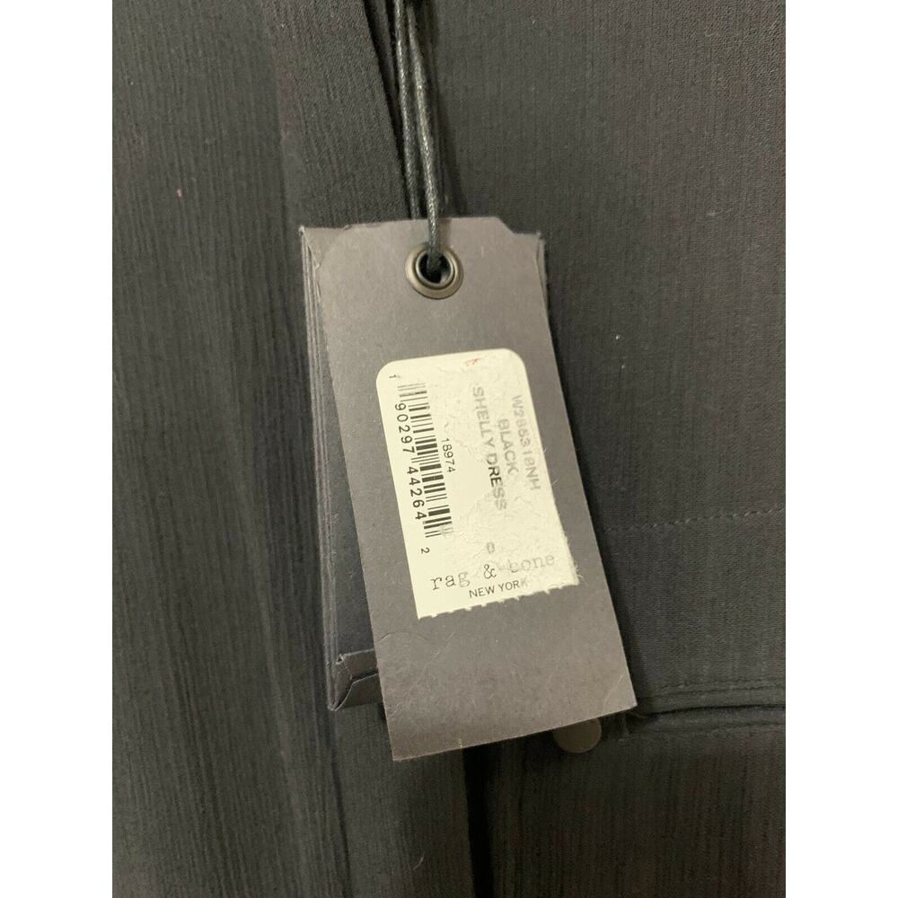 Rag & Bone black Shelly Dress 0 midi NWT $595 - Picture 4 of 8